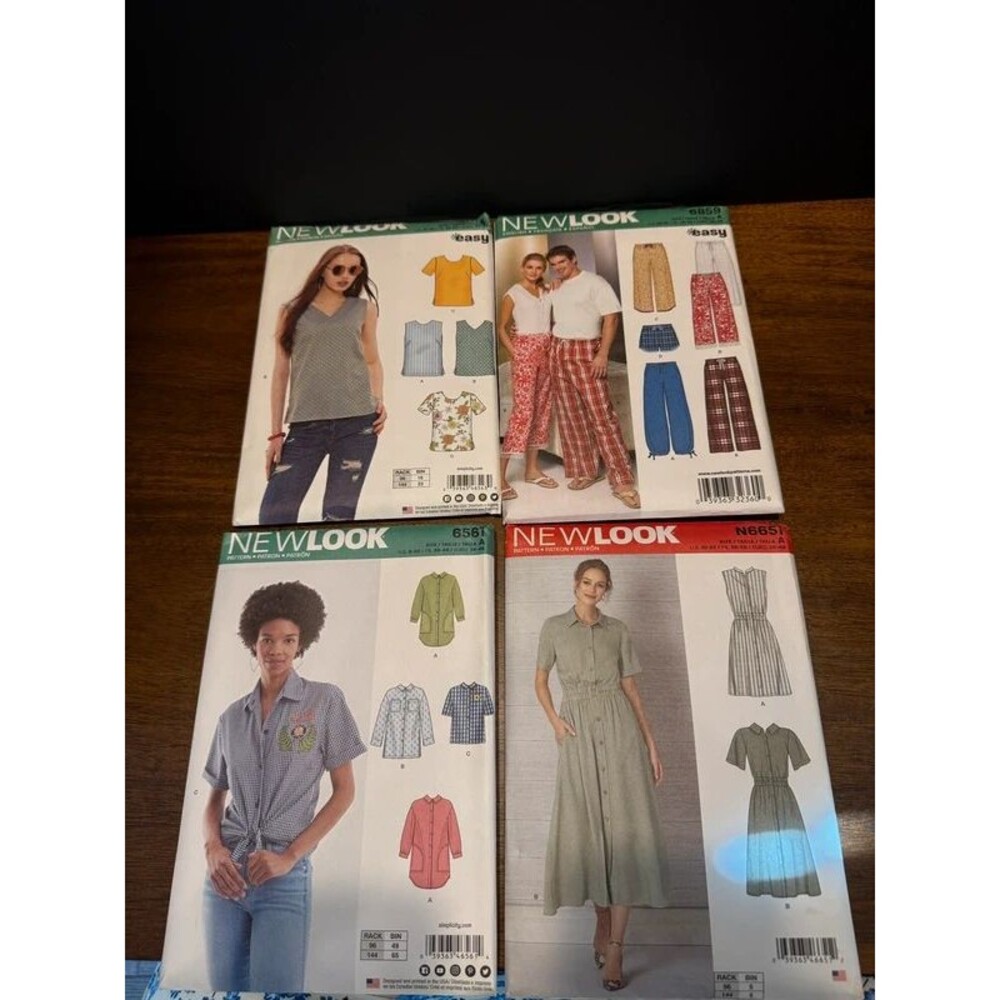 Lot of 4 New Look Sewing Patterns